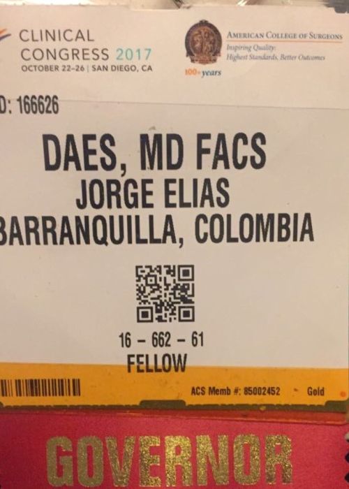 NombramientoGovernorAmericanCollegeSurgeons